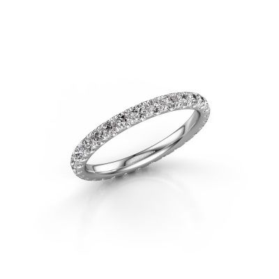 Stackable ring Jackie 2.0 585 white gold lab grown diamond 0.87 crt