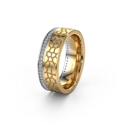 Ehering WH2070L17C 585 Weißgold Zirkonia ±7x2.2 mm