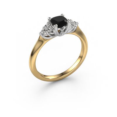 Verlobungsring Felipa CUS 585 Gold Schwarz Diamant 0.893 crt
