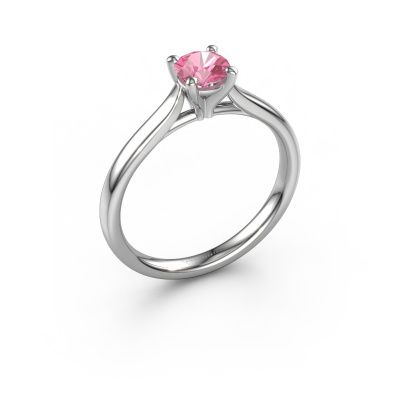 Engagement ring Mignon RND 1 585 white gold pink sapphire 5 mm