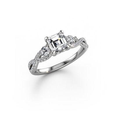 Verlovingsring Marilou ASC 585 witgoud lab-grown diamant 1.360 crt