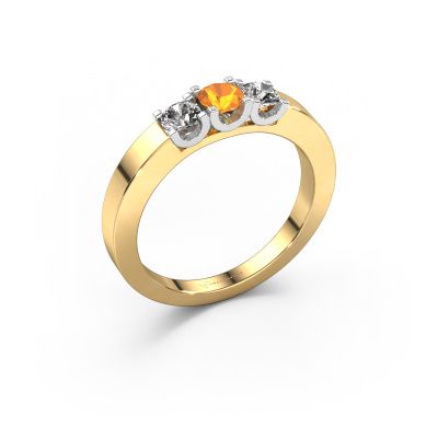 Ring Selina 1 585 gold citrin 3.7 mm