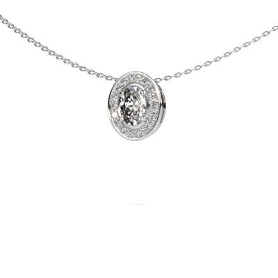 Necklace Madelon 585 white gold diamond 0.58 crt