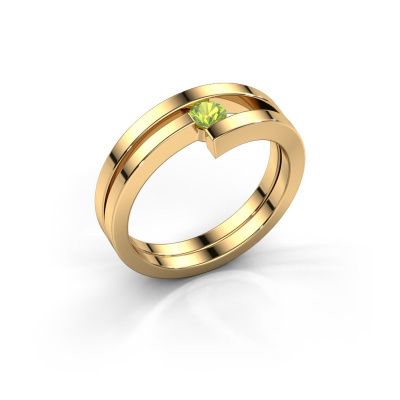 Ring Nikia 585 Gold Peridot 3.4 mm