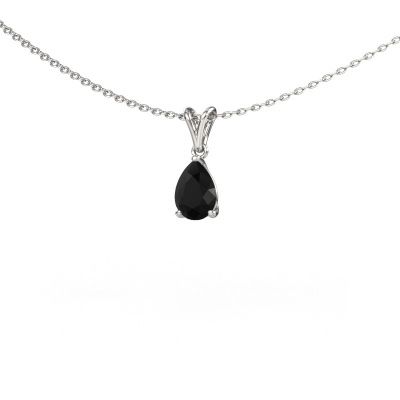 Pendant Sam PER 950 platinum black diamond 1.00 crt