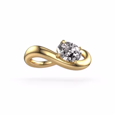Verlobungsring Chloe OVL 585 Gold Lab-grown Diamant 0.80 crt