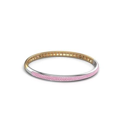 Armband Emely 5mm 585 goud roze saffier 1.1 mm