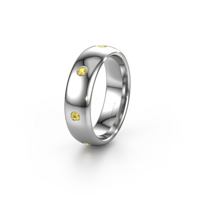 Alliance WH0105L36BP 950 platine saphir jaune ±6x2 mm