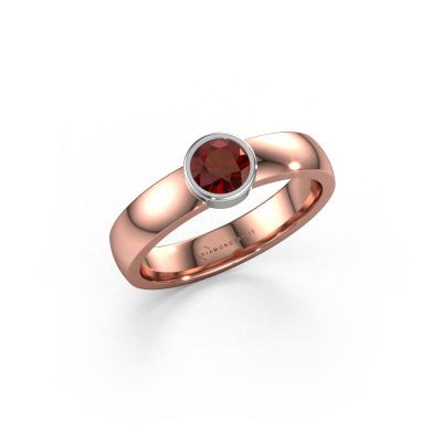 Ring Ise 1 585 Roségold Granat 4.7 mm