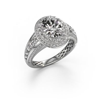 Verlobungsring Nancie 950 Platin Diamant 2.89 crt
