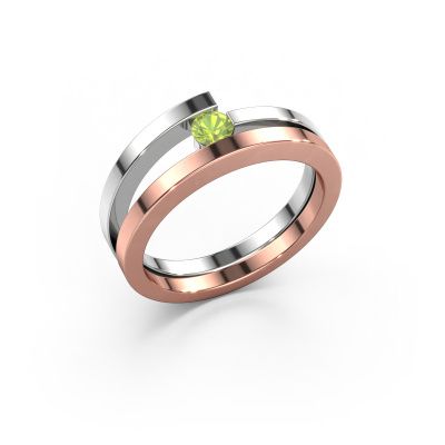 Ring Sandy 585 rose gold peridot 3.4 mm