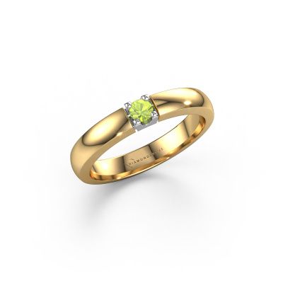 Ring Rianne 1 585 gold peridot 3 mm