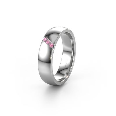 Ehering WH0174L25BP 950 Platin Pink Saphir ±5x2 mm