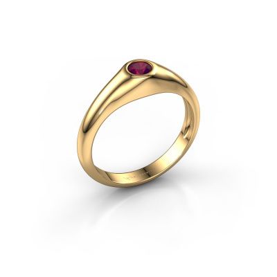 Pinky Ring Thorben 585 Gold Rhodolit 4 mm