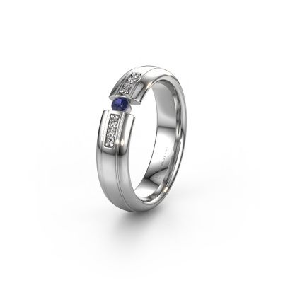 Wedding ring WH2128L26C 950 platinum sapphire ±0.20x0.08 in