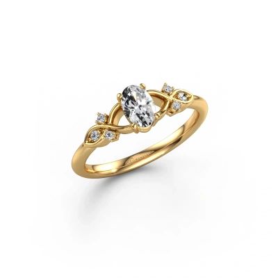 Verlobungsring Azra OVL 585 Gold Lab-grown Diamant 0.454 crt