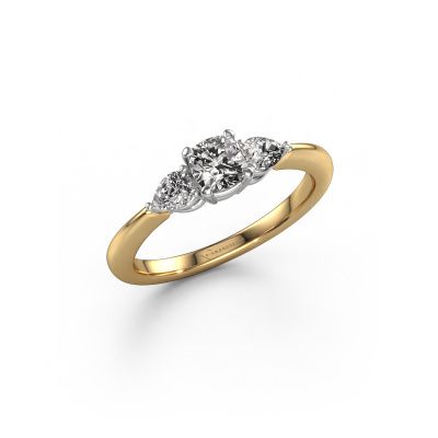 Verlovingsring Chanou CUS 585 goud diamant 0.920 crt