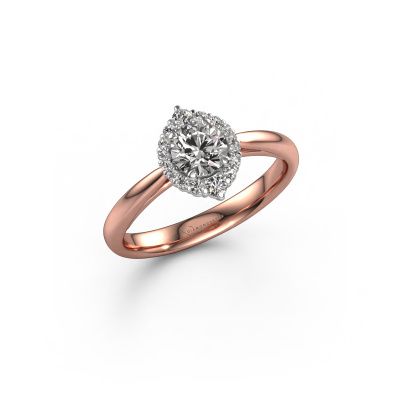 Engagement ring Tora 585 rose gold lab grown diamond 0.50 crt