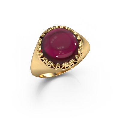 Ring Birgit 585 gold garnet 6 mm