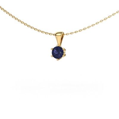 Necklace Fay 585 gold sapphire 4.7 mm