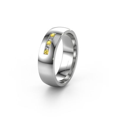 Alliance WH0107L26BP 950 platine saphir jaune ±6x2 mm