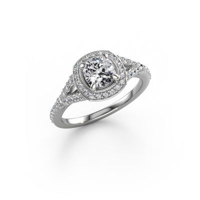 Verlovingsring Pamela CUS 585 witgoud lab-grown diamant 1.362 crt