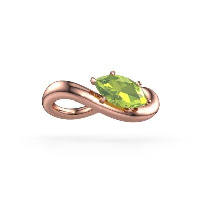 Verlobungsring Chloe MRQ 585 Roségold Peridot 10x5 mm