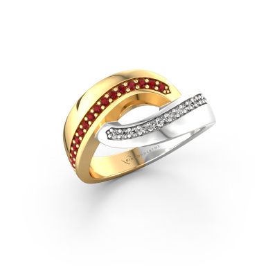 Ring Sharita 585 gold ruby 1.2 mm