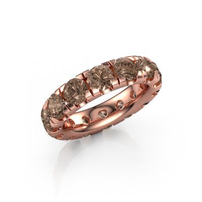 Stackable ring Jackie 4.7 585 rose gold brown diamond 5.60 crt