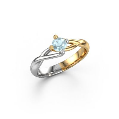 Ring Paulien 585 gold aquamarine 4.2 mm