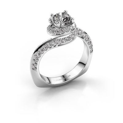 Verlovingsring Sienna 585 witgoud diamant 1.221 crt