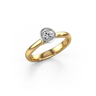 Engagement ring Kaylee 585 gold lab grown diamond 0.25 crt
