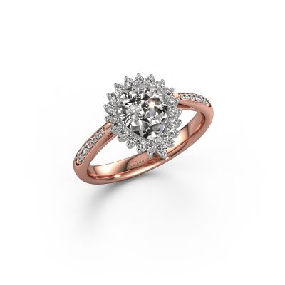 Engagement ring Tilly per 2 585 rose gold diamond 1.00 crt