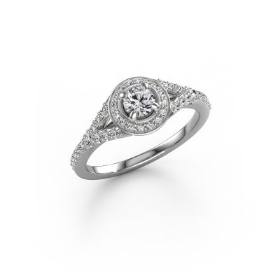 Engagement ring Pamela RND 950 platinum lab-grown diamond 0.517 crt