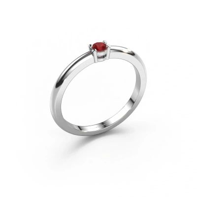 Ring Michelle 1 950 Platin Rubin 2.7 mm