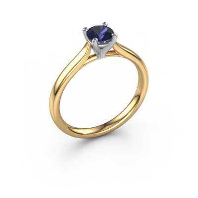 Engagement ring Mignon rnd 1 585 gold sapphire 5 mm