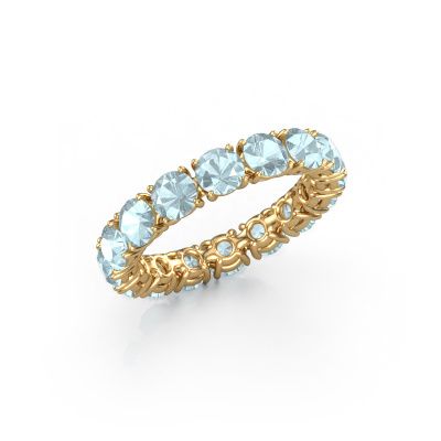 Vorsteckring Vivienne 4.0 585 Gold Aquamarin 4 mm