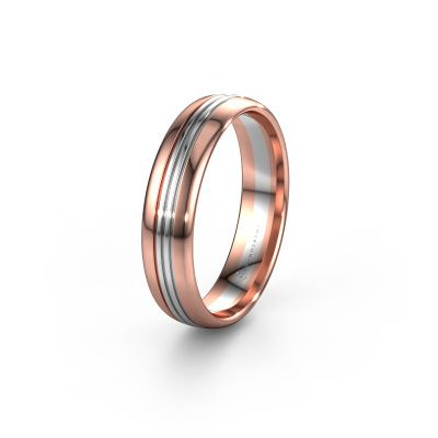 Wedding ring WH0405M35X 585 rose gold ±0.20x0.06 in