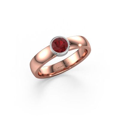 Ring Ise 1 585 Roségold Rubin 4.7 mm