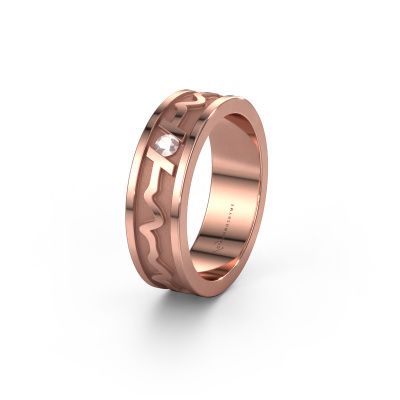 Ehering Heartbeat 3 585 Roségold ±6x1.8 mm