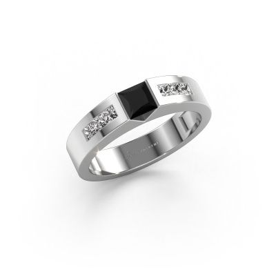 Engagement ring Arlena 2 950 platinum black diamond 0.78 crt