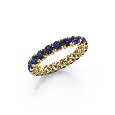Stackable ring Estee 2.9 585 gold sapphire 2.9 mm