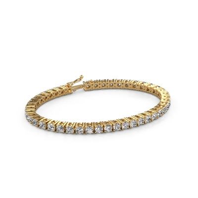 Tennis bracelet Karin 4 mm 585 gold diamond 10.75 crt