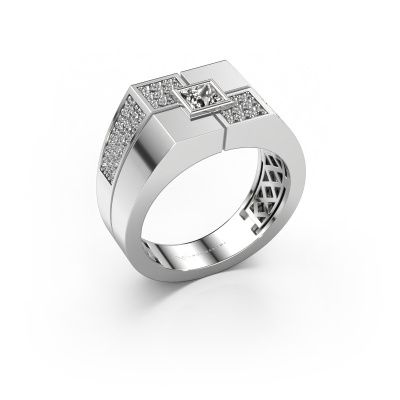 Herrenring Rogier 950 Platin Zirkonia 4 mm
