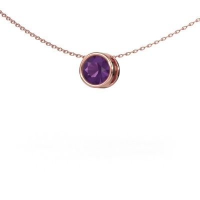 Anhänger Lavon RND 585 Roségold Amethyst 6.5 mm
