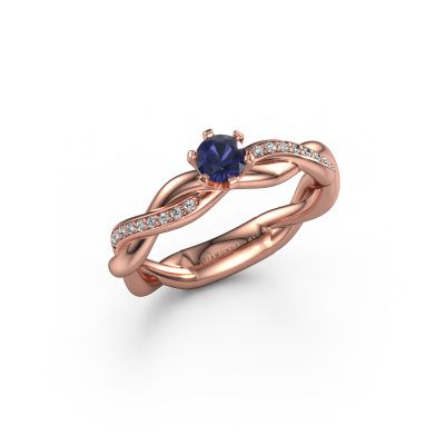 Engagement ring Page 585 rose gold sapphire 5.4 mm