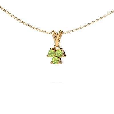 Pendant Shirlee 585 gold peridot 3 mm