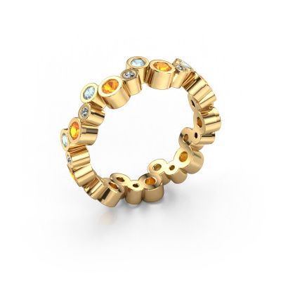 Ring Tessa 585 gold citrin 2.5 mm