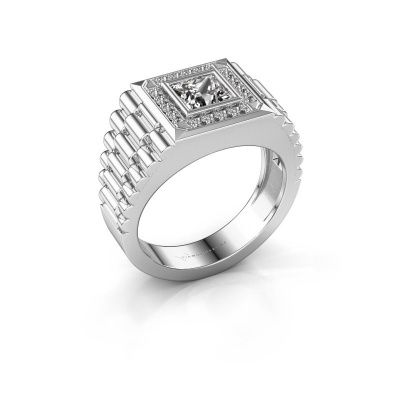Heren ring Zilan 585 witgoud diamant 1.192 crt