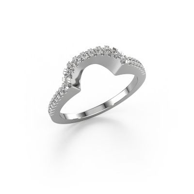 Bague superposable SRH0589C10H4 585 or blanc diamant 0.203 crt